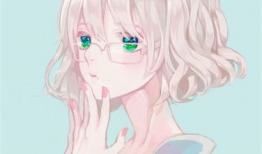 简约漫画少女,清新校园生活剪影